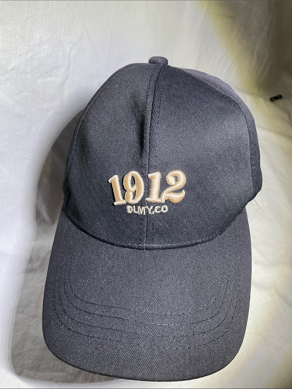 Black 1912 Embroidered Baseball Cap